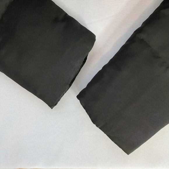 DEREK LAM 10 CROSBY 2 IN 1 BLACK PUFFER FUR HOOD FULL ZIP WINTER COAT & VEST - Picture 13 of 15